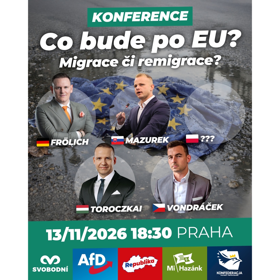 Co bude po EU? Konference: Migrace nebo remigrace?